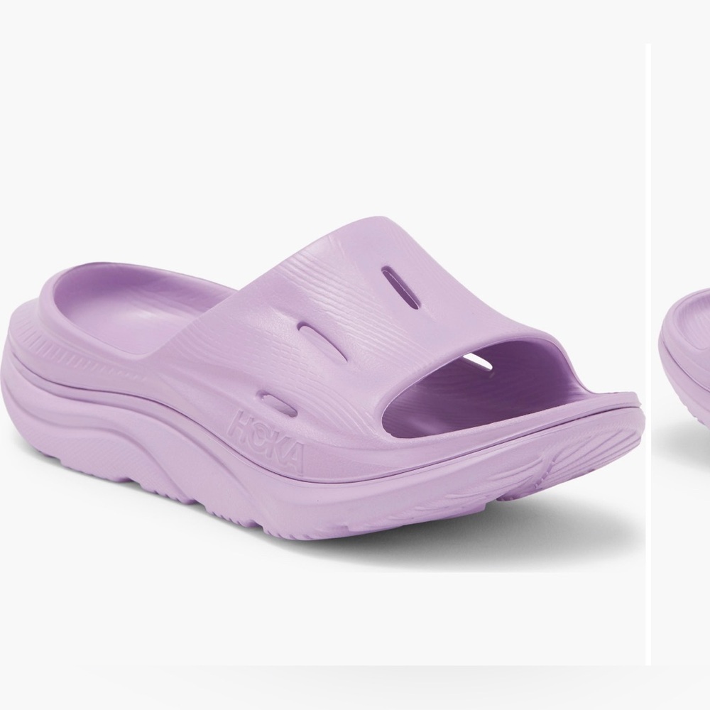 HOKA GENDER INCLUSIVE ORA RECOVERY SLIDE 3 SANDALS VIOLET BLOOM UNISEX